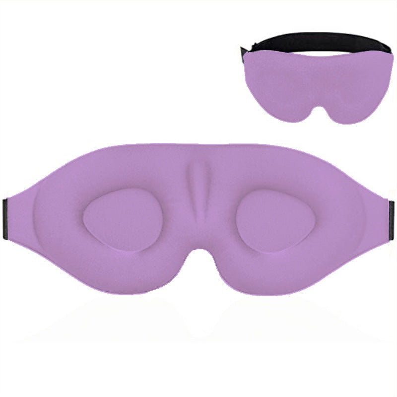 3D Contoured Sleep Eye Mask | Memory Foam Light-Blocking Eye Cover | Lightweight Pressure-Free Sleeping Mask | Total Blackout Eye Shade for Travel & Rest