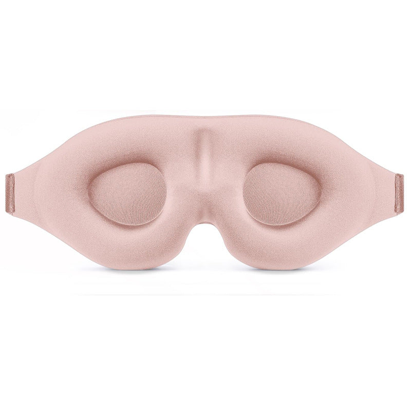 3D Contoured Sleep Eye Mask | Memory Foam Light-Blocking Eye Cover | Lightweight Pressure-Free Sleeping Mask | Total Blackout Eye Shade for Travel & Rest