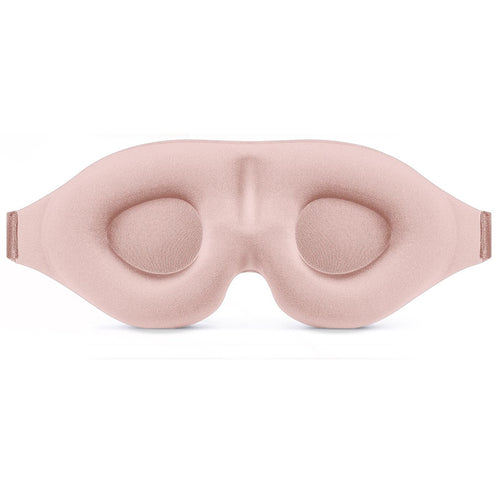 3D Contoured Sleep Eye Mask | Memory Foam Light-Blocking Eye Cover | Lightweight Pressure-Free Sleeping Mask | Total Blackout Eye Shade for Travel & Rest